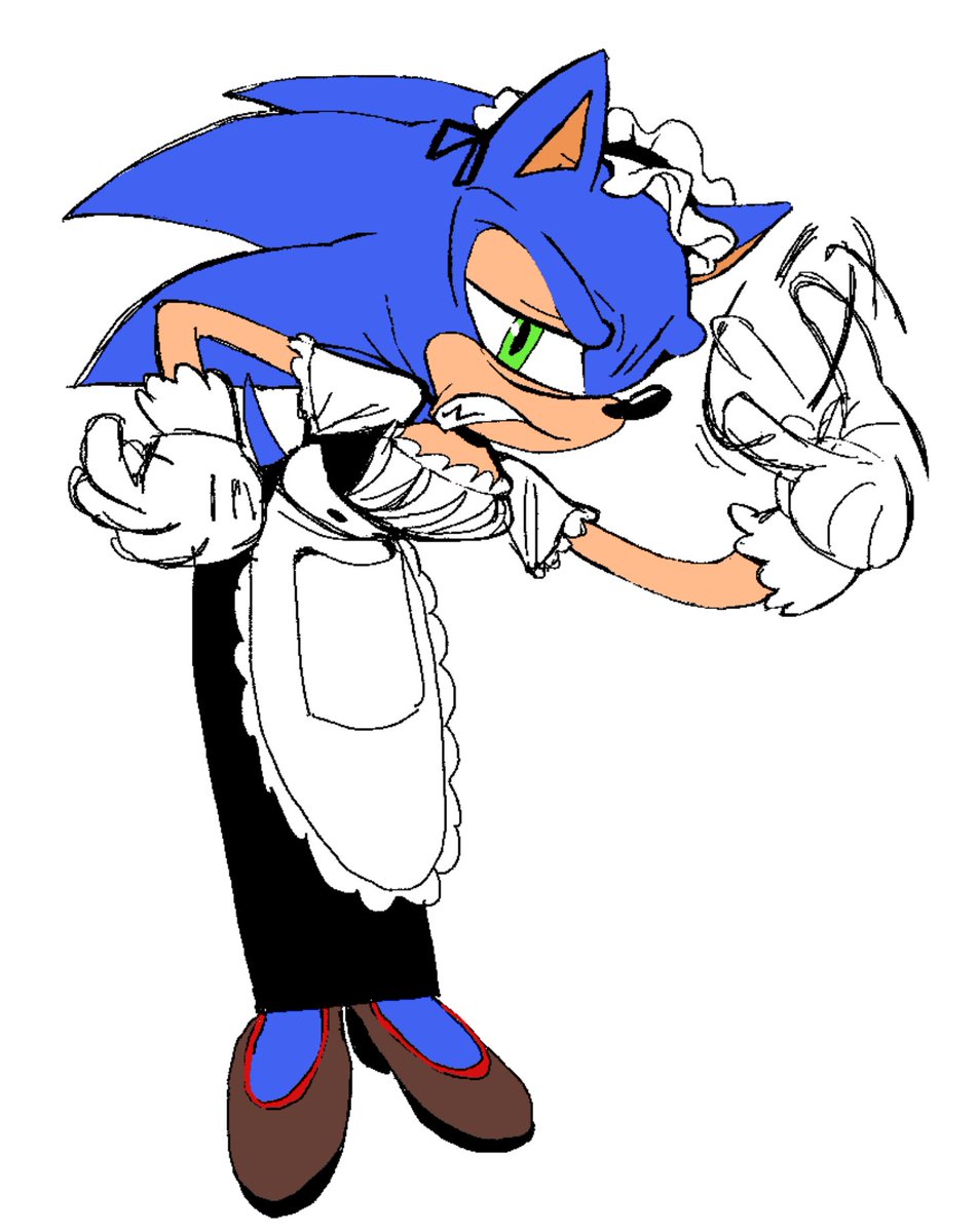 chaodaycare's tweet photo. Little maid of the wind doodle, Sonic lookin at Arther😭 https://t.co/StfLQGDxUq