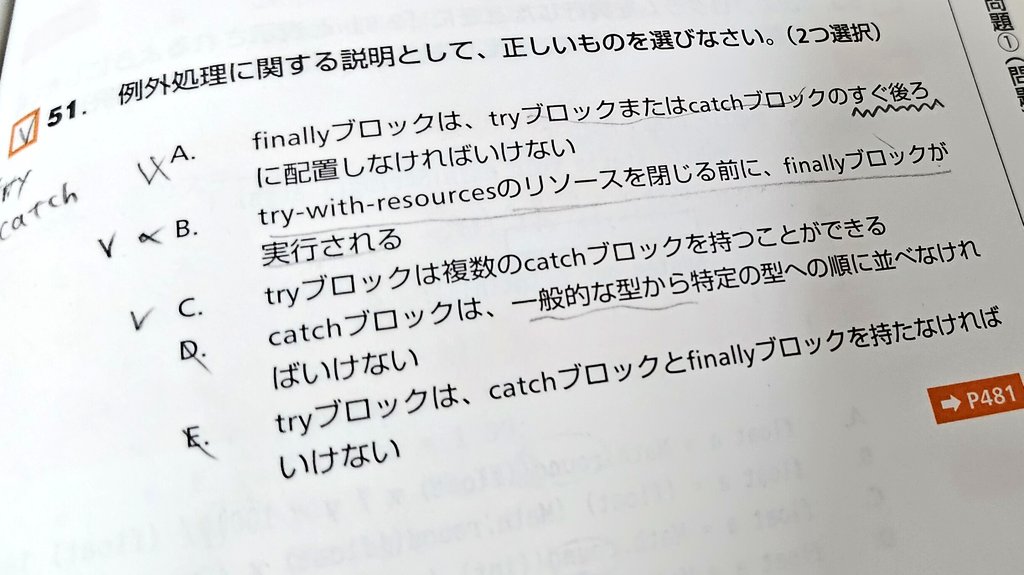 phen0401's tweet image. Bは何が間違いなんだ🤔 Geminiに聞いたら誤植だと言われた😂
誰かご存知な方教えてください🥹 
#JavaSilver
