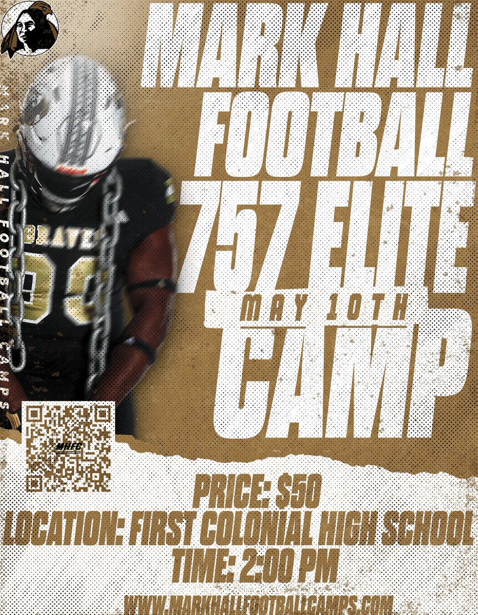 Mark Hall (@coachhalluncp) on Twitter photo 🚨VA you are up next on the <a href="/UNCP_Football/">UNCP Braves Football</a> summer camp tour!! Can't wait to kick things off in Richmond next Thursday!!
Sign up today: markhallfootballcamps.com 🚨VA you are up next on the <a href="/UNCP_Football/">UNCP Braves Football</a> summer camp tour!! Can't wait to kick things off in Richmond next Thursday!!
Sign up today: markhallfootballcamps.com