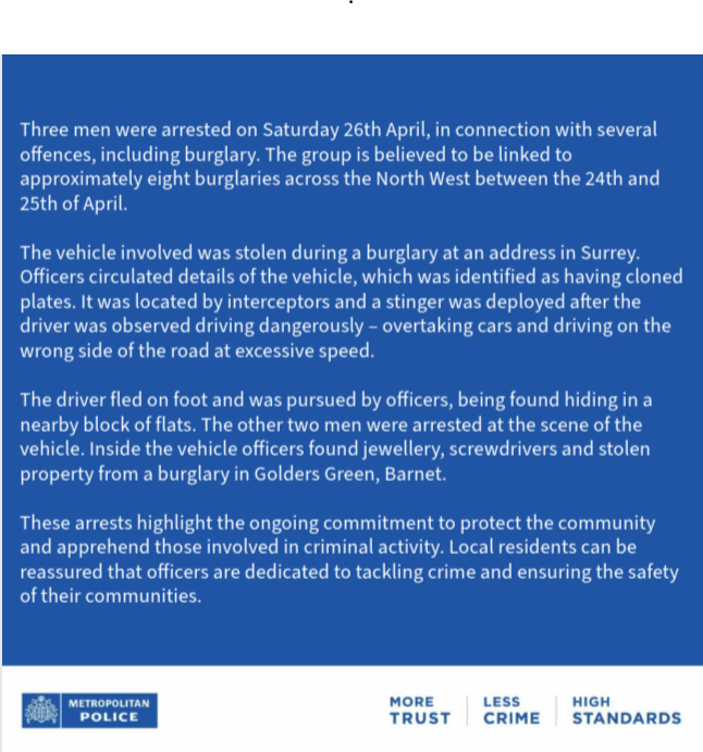 Barnet MPS | North West BCU tweet media