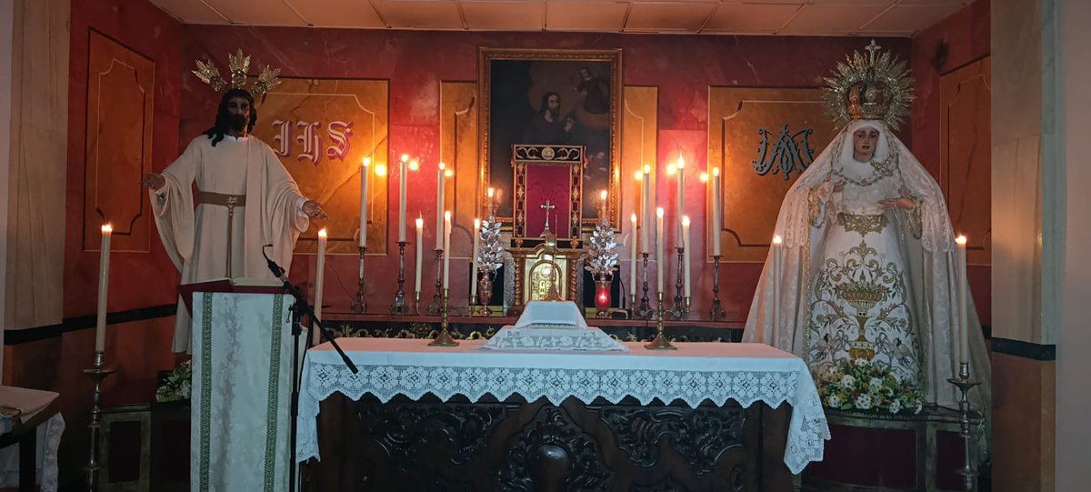 Esta tarde celebramos el segundo día de nuestro Triduo Sacramental.
#Écija #ElAmor #ElOlivo