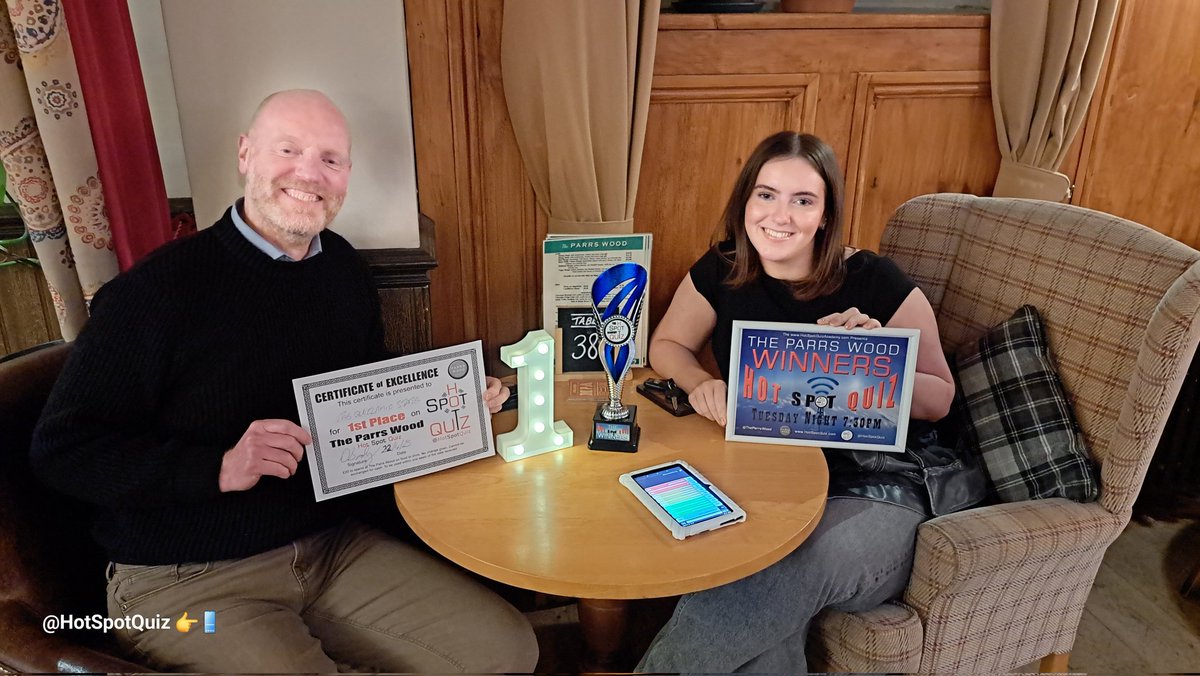 HotSpotQuiz's tweet image. It&apos;s TUESDAY 29th APRIL which means it&apos;s - @TheParrsWood @HotSpotQuiz Night Powered by #SpeedQuizzing 🎤🤩👉📲

Every Tuesday from 7:30pm you&apos;re invited you all to join us on our FREE to PLAY Hot Spot Quiz. It&apos;s a Smartphone Quiz that offers out PRIZES for 1st 2nd 3rd 5th and…