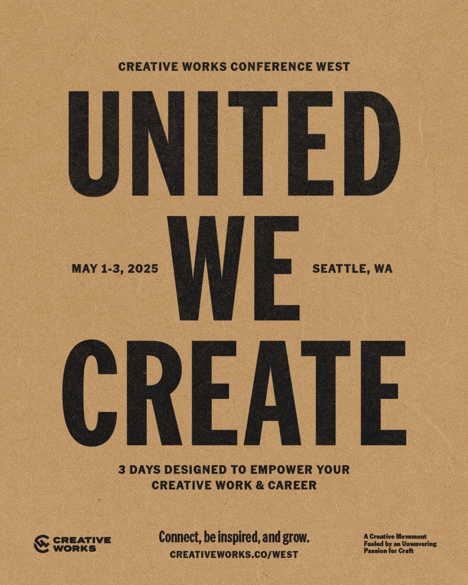 <a href="/ashxph/">a s h ⚭</a> and I will be heading to Seattle 🇺🇸 this week to host a workshop with Creative Works:

 "A Designer's Guide to Crafting People-Centric Brands"

See you in 2 days ✌🏾

creativeworks.co/west