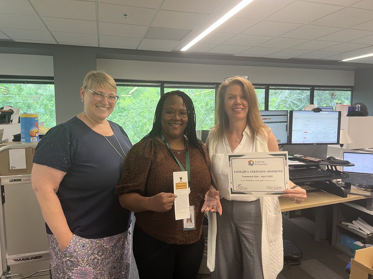Shannon Kersey, PhD (@shannonnkersey) on Twitter photo Congratulations to Sadeqwa Atkinson-Simmons for earning the Learning & Teaching Teamwork Star ⭐️ for April!
We appreciate you! <a href="/FultonCoSchools/">FultonCountySchools</a> <a href="/BFGaskins/">Brannon F. Gaskins</a> Congratulations to Sadeqwa Atkinson-Simmons for earning the Learning & Teaching Teamwork Star ⭐️ for April!
We appreciate you! <a href="/FultonCoSchools/">FultonCountySchools</a> <a href="/BFGaskins/">Brannon F. Gaskins</a>