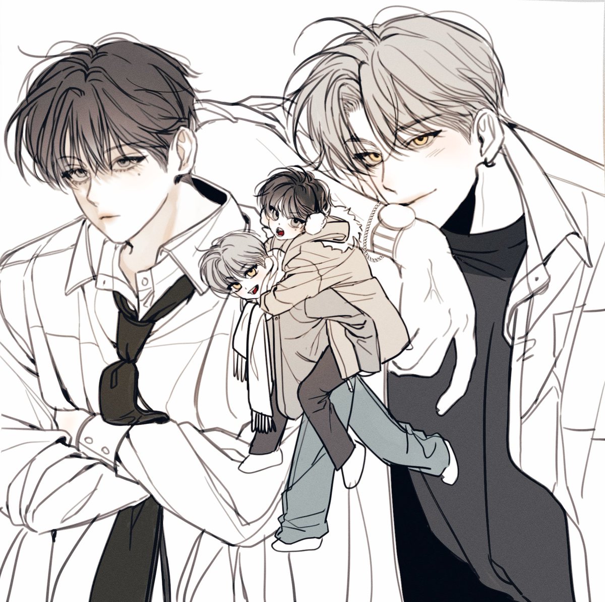 o___155's tweet photo. 지금 그리고 있는 그것. https://t.co/yPLugeBoYp