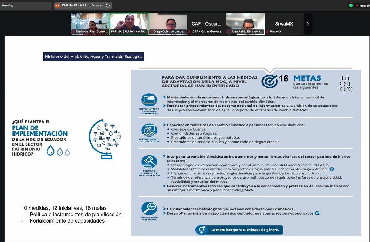 En Taller de Experiencias Internacionales en Pérdidas y Daños x Cambio Climático, proyecto de <a href="/ambiente/">life</a>, financiamiento <a href="/AgendaCAF/">CAF</a> .<a href="/espol/">ESPOL</a> participando en componentes de Marco Regulatorio y Capacitación y <a href="/EconomicaCIC/">@Económica</a> en metodología de cálculo <a href="/espol/">ESPOL</a> construimos #Resiliencia