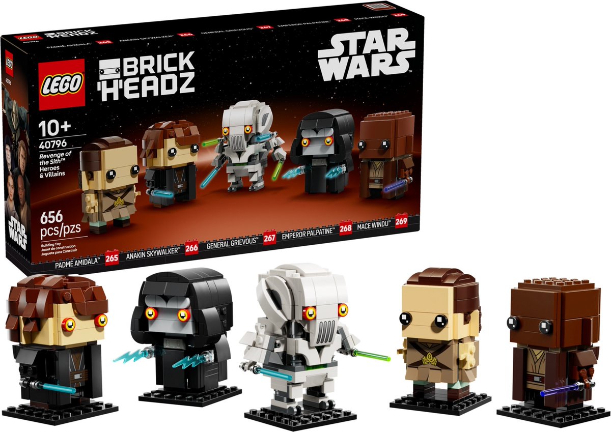 New LEGO 40796 Revenge of the Sith Heroes &amp; Villains set coming soon!

Release: May 1st
Price: $49.99
Pieces: 656
Collectability: Very high!

#LEGO #LEGOleaks #LEGOnews 

brickeconomy.com/set/40796-1/br…