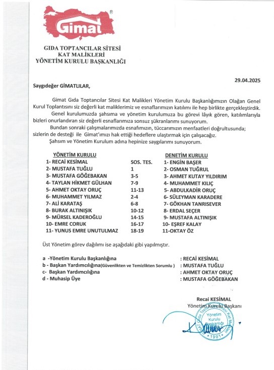 Gimat Yönetim (@gimatyonetim) on Twitter photo 