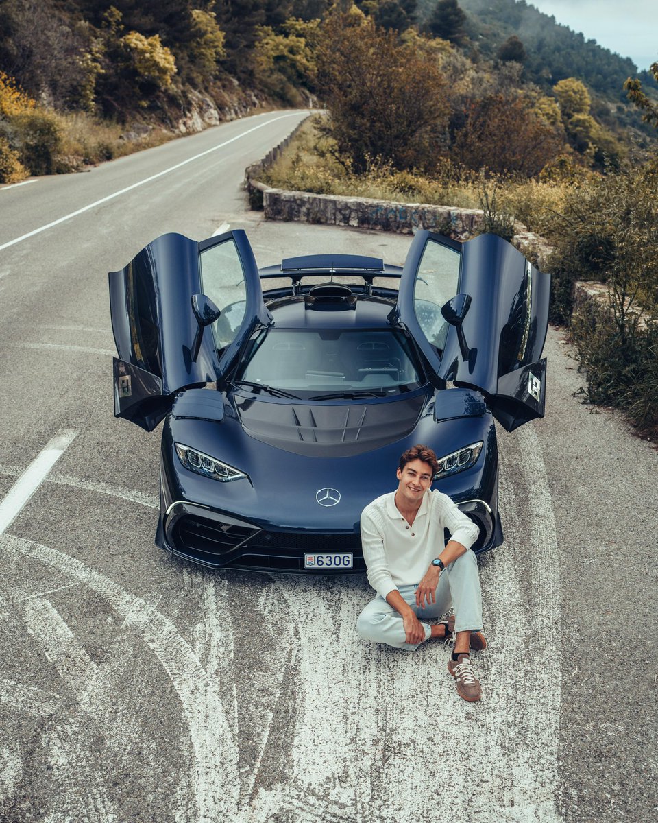 George Russell (@georgerussell63) on Twitter photo MY DREAM CAR!!! 🔥🔥🔥
<a href="/MercedesAMG/">Mercedes-AMG</a> ONE!! So honoured to own this car and it’s been a dream of mine ever since I joined Mercedes F1 back in 2017!!
Crazy that the engine is a modified version from our 2015 F1 car - the first ever Mercedes F1 car I drove ⚡️
What a beast!!! 🚀🩵 MY DREAM CAR!!! 🔥🔥🔥
<a href="/MercedesAMG/">Mercedes-AMG</a> ONE!! So honoured to own this car and it’s been a dream of mine ever since I joined Mercedes F1 back in 2017!!
Crazy that the engine is a modified version from our 2015 F1 car - the first ever Mercedes F1 car I drove ⚡️
What a beast!!! 🚀🩵