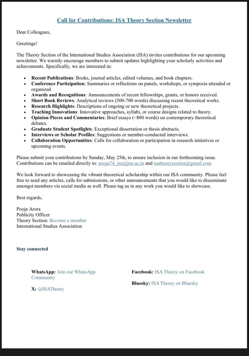 ISATheory Section tweet media