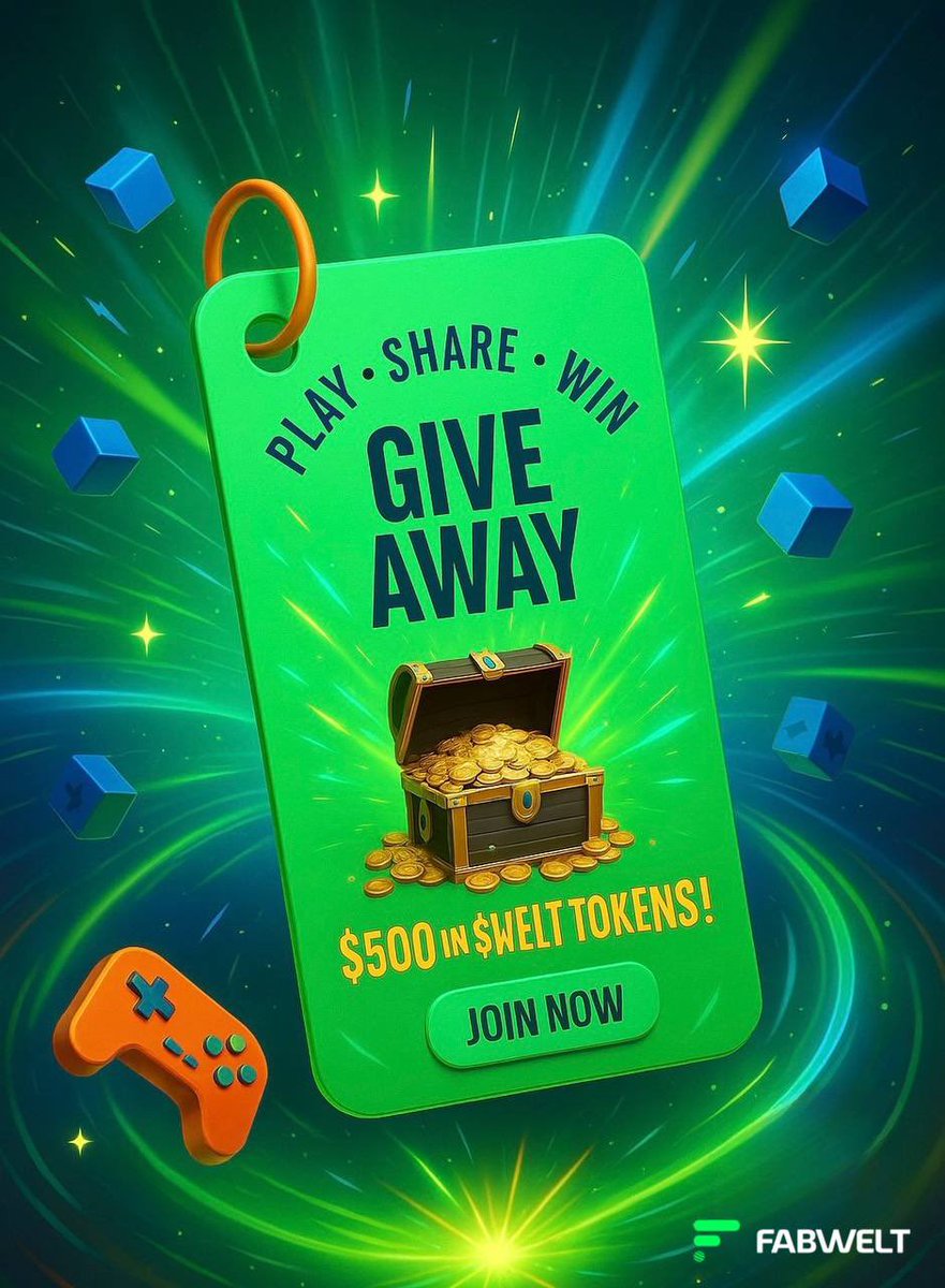 It’s game time with Tops.fun

Play, share &amp; win your share of the $500 $WELT prize pool
Post your gameplay on X &amp; climb into Top 30 to earn rewards

Duration: April 29 – May 20
Must use:
#FabweltGaming #PlayAndEarn #WELT #topsfun

Join here: tinyurl.com/367yez7e