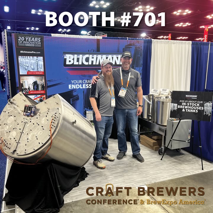 🎉 We’re ready for a great week at CBC in Indy! Swing by Booth #701 to learn more about our in-stock tanks and brewhouses. Whether you’re opening a brewery or looking to grow, we’re here to support your journey!
#CBC2025 #CraftBrewersConference #ProBrewing #BlichmannEngineering