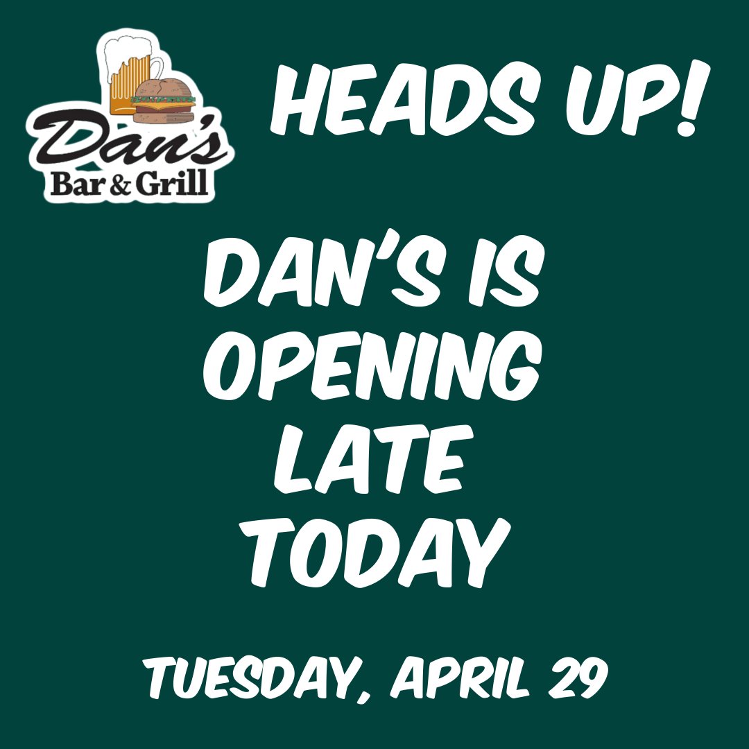 Heads up, friends! We'll be opening a little later than usual today due to an unexpected kitchen issue. We're working to get it resolved and we don't expect the delay to be long. We'll let you know as soon as we are ready for business!