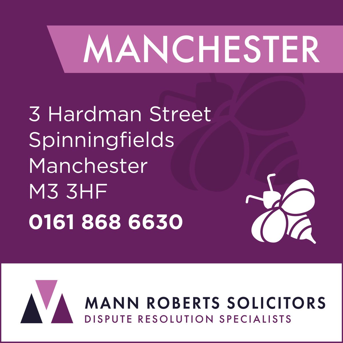 4whenitmatters's tweet photo. Leading our Manchester team is David Mann, co-founder and senior partner, whose expertise and reputation for resolving high-stakes disputes make him the ideal figure to head up this exciting new chapter.

As David takes the reins in Manchester, Colin Vickers will Head our Liverpool office. Colin has played a key role in the success of our Liverpool operations, and this new leadership role is a natural step for someone whose dedication and client-first approach have set the tone for excellence.

From Liverpool’s Liverbird to Manchester’s worker bee, we’re proud to unite the icons of these two great cities under one mission:
To provide clear, strategic, and powerful legal support to businesses across the region.

Mann Roberts-promoting the birds and the bees of Northern commerce.