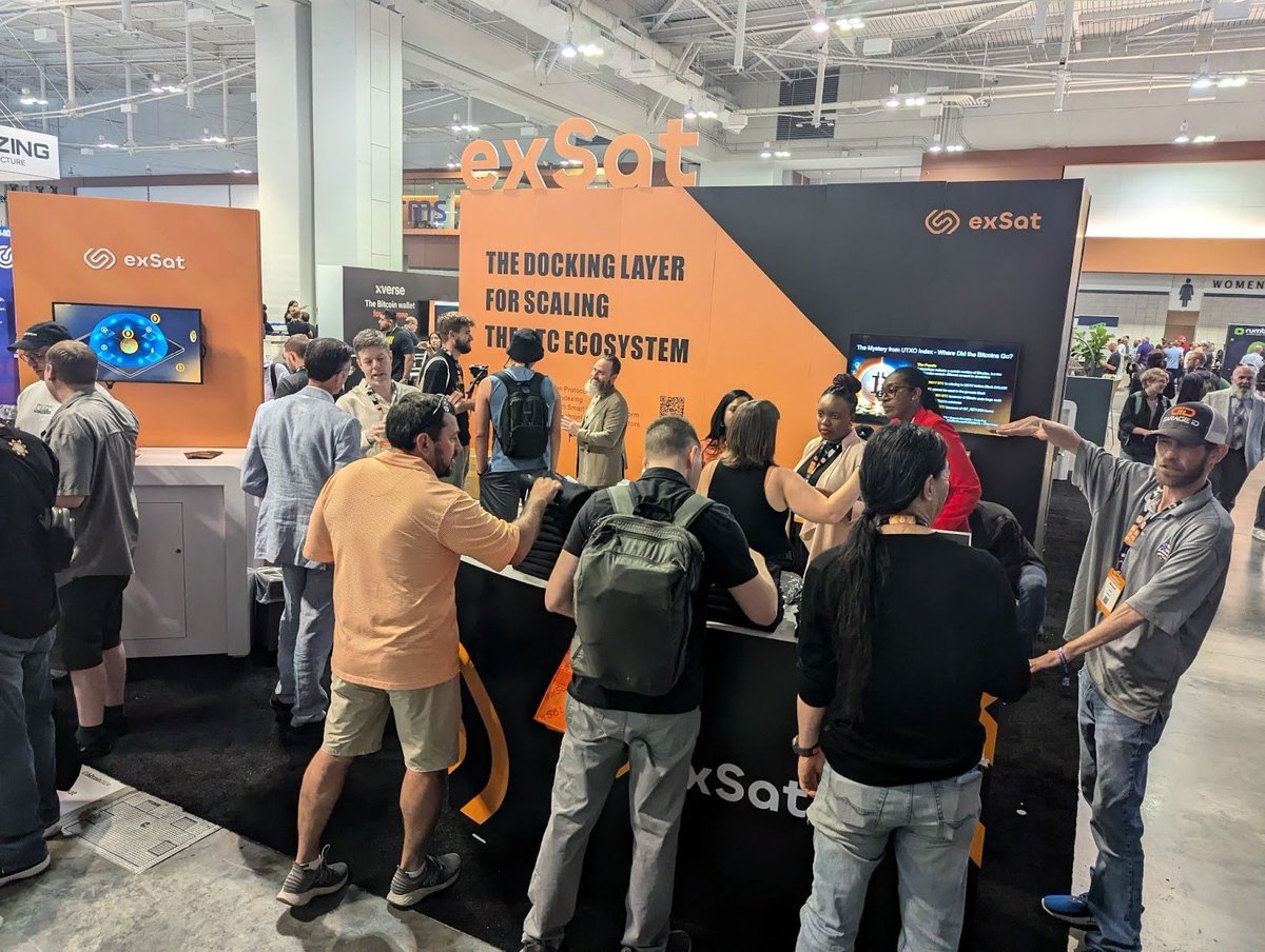 exSat Network (@exsatnetwork) on Twitter photo Introducing the Robo Sketch at <a href="/TheBitcoinConf/">The Bitcoin Conference</a> 2025 near the exSat booth! 🦾
Visit us at #Bitcoin 2025 and get a personalized sketch of your face made from… a robot!
We’re excited to be a main sponsor, deliver keynotes, shake up the Bitcoin narrative, and see you in Las Vegas. Introducing the Robo Sketch at <a href="/TheBitcoinConf/">The Bitcoin Conference</a> 2025 near the exSat booth! 🦾
Visit us at #Bitcoin 2025 and get a personalized sketch of your face made from… a robot!
We’re excited to be a main sponsor, deliver keynotes, shake up the Bitcoin narrative, and see you in Las Vegas.