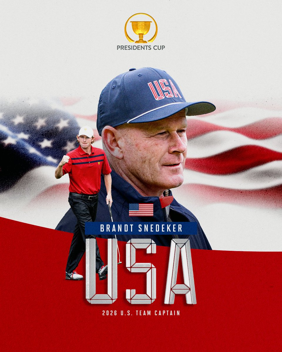 Introducing the 2026 U.S. Team Captain, <a href="/BrandtSnedeker/">Brandt Snedeker</a>!