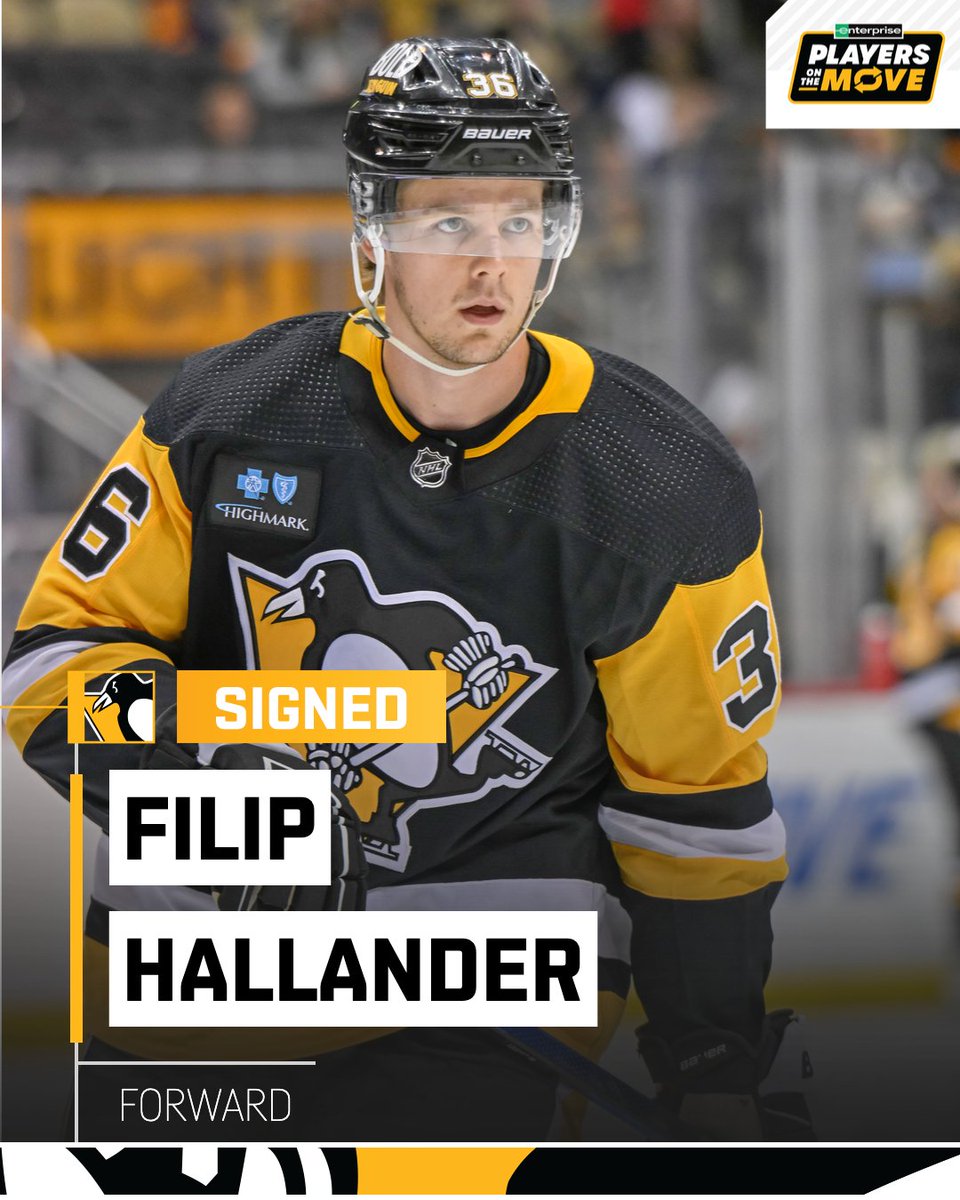 The Penguins have signed forward Filip Hallander to a two-year contract.

Hallander spent the 2024.25 campaign with <a href="/timra_ik/">Timrå IK</a> of the Swedish Hockey League.  Hallander’s 26 goals and 53 points ranked second in the entire SHL, while his 27 assists were tied for 10th most in the