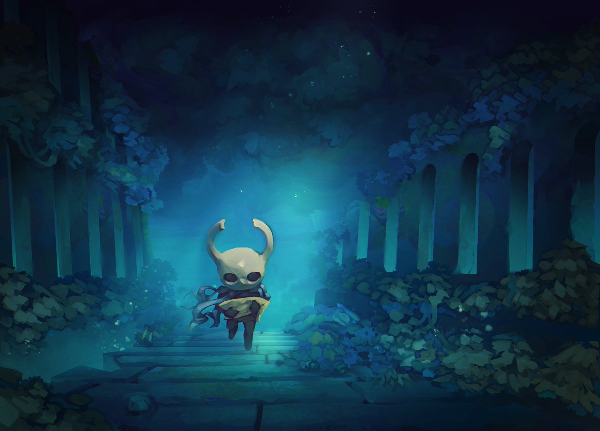 MememellowA's tweet image. GREENPATH 🍃 || I tried not to avoid drawing the environment this time #hollowknightfanart #hollowknight