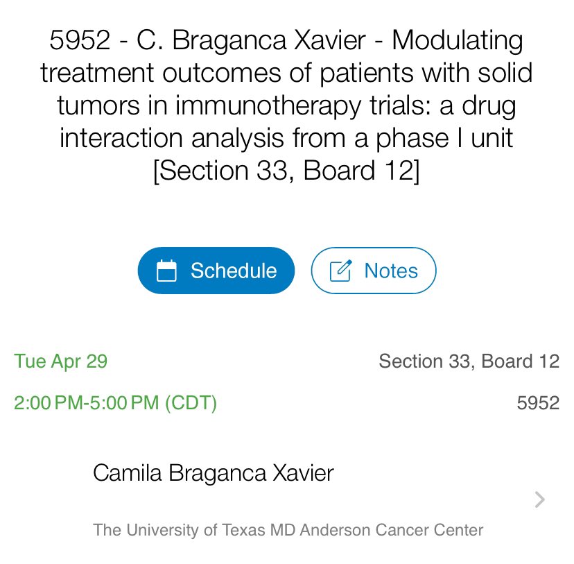Camila Braganca Xavier (@camilabragancax) on Twitter photo Is it a good idea to take antihistamines or PPIs while enrolled in an early-phase #immunotherapy #clinicaltrials? How can it change treatment outcomes of monoclonal antibodies, immunomodulators, oncolytic viruses, and vaccines? Check today at #AACR25 <a href="/MDAndersonNews/">MD Anderson Cancer Center</a> Is it a good idea to take antihistamines or PPIs while enrolled in an early-phase #immunotherapy #clinicaltrials? How can it change treatment outcomes of monoclonal antibodies, immunomodulators, oncolytic viruses, and vaccines? Check today at #AACR25 <a href="/MDAndersonNews/">MD Anderson Cancer Center</a>