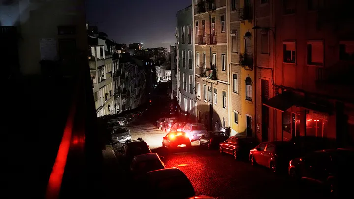 Spain and Portugal massive power outage yesterday.  Lasted about 17 hours.