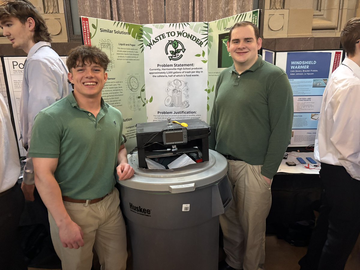 kohl803's tweet photo. PLTW EDD Capstone seniors at KC STEM Senior Showcase at Union Station today. https://t.co/ncHAnbS0DG