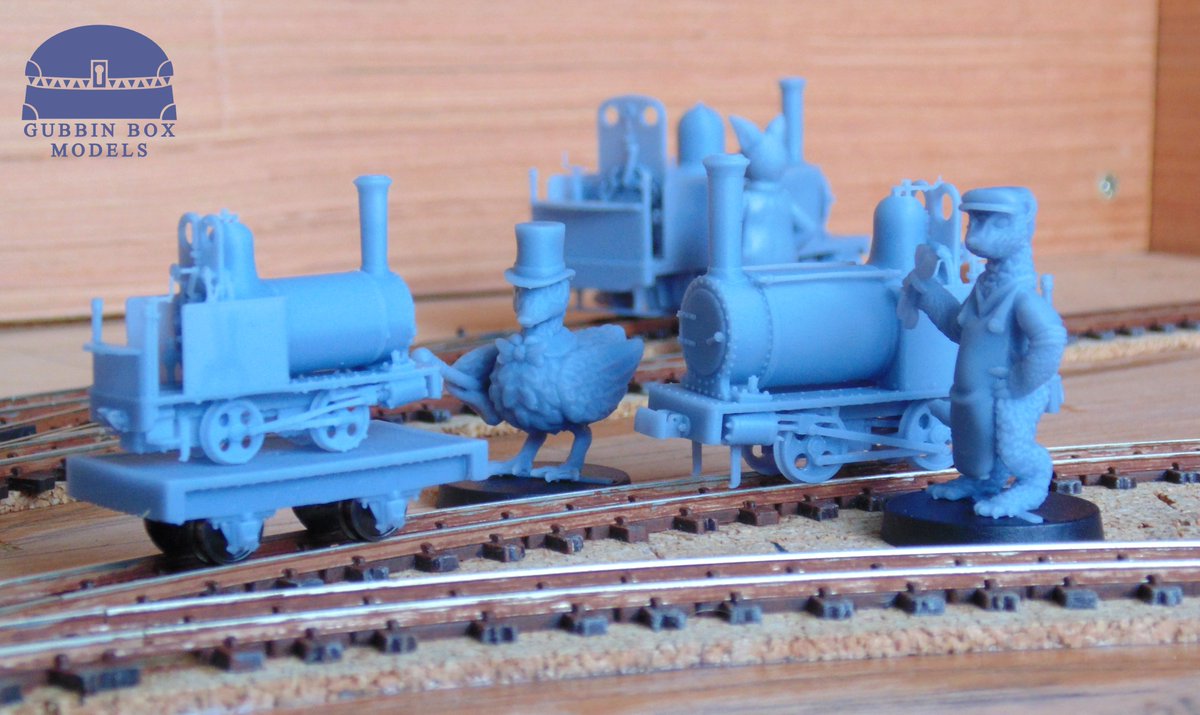 GubbinBoxModels's tweet image. Lord Gadwall broke the silence; "what do you think my dear fellow?"
Randell did a double take. "It might be a bit too... tiny? Perhaps, for us."
But the Lord didn't reply, he merely considered the possibilities of what else he could purchase in time.
#miniatures #modelrailways