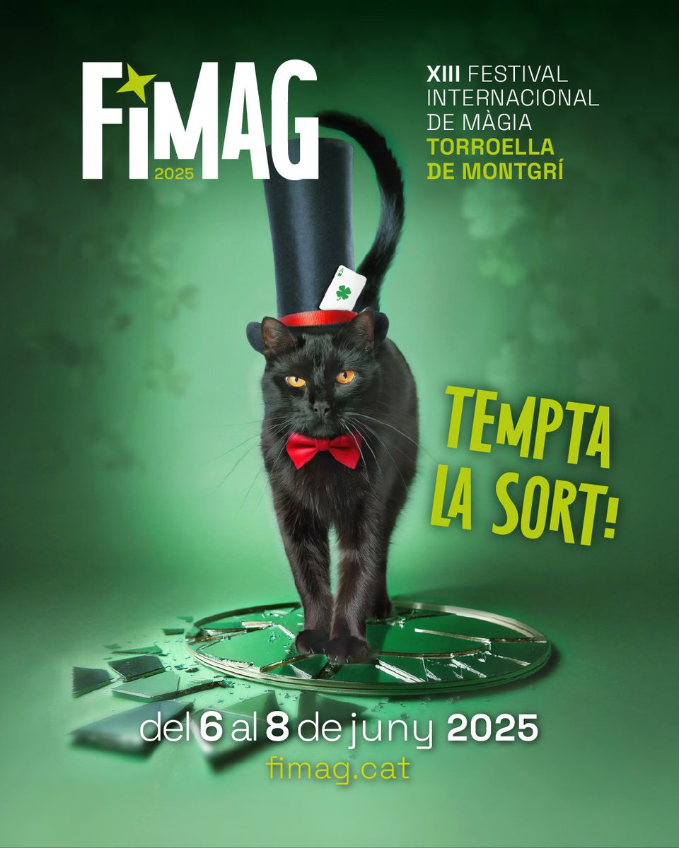 Auditori Teatre Espai Ter (@espaiter) on Twitter photo 🎩Des d'avui ja podeu temptar la sort i comprar entrades pel <a href="/fimagmagia/">FIMAG'25</a>!
A l'<a href="/EspaiTer/">Auditori Teatre Espai Ter</a> hi podreu veure alguns dels millors mags de l'Estat i del món: Jorge Astrayo, Raúl Alegría, Charlie Mag, Yannis Why, Lucía Rivera, Sergi Buka, Doble Mandoble...
🎟️🎟️🎟️espaiter.cat 🎩Des d'avui ja podeu temptar la sort i comprar entrades pel <a href="/fimagmagia/">FIMAG'25</a>!
A l'<a href="/EspaiTer/">Auditori Teatre Espai Ter</a> hi podreu veure alguns dels millors mags de l'Estat i del món: Jorge Astrayo, Raúl Alegría, Charlie Mag, Yannis Why, Lucía Rivera, Sergi Buka, Doble Mandoble...
🎟️🎟️🎟️espaiter.cat