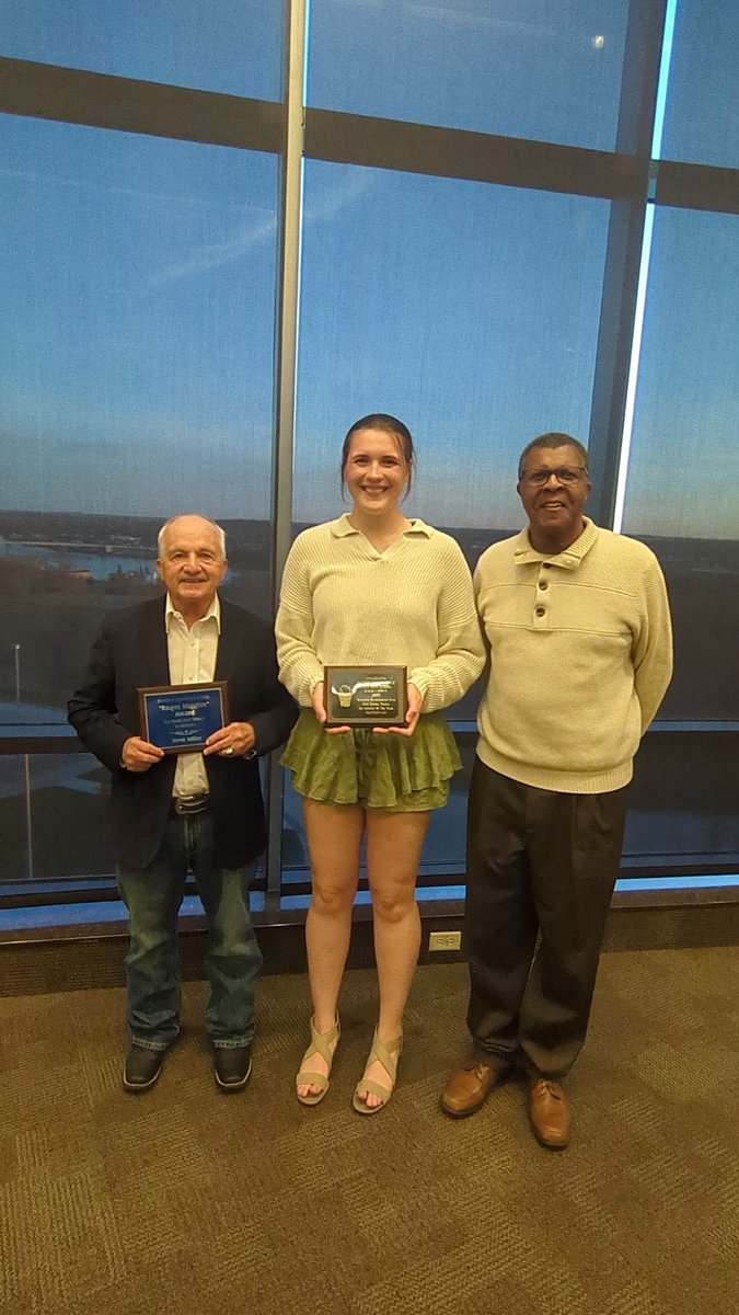 Congratulations to our very own Brooklynn Felchle <a href="/BrooklynnGFel/">Brooklynn G. Felchle</a> for being named the Co-outstanding Female Athlete of the year at the Bismarck Quarterback Club banquet last night. This is quite the accomplishment and we are very proud of you! #saberpride