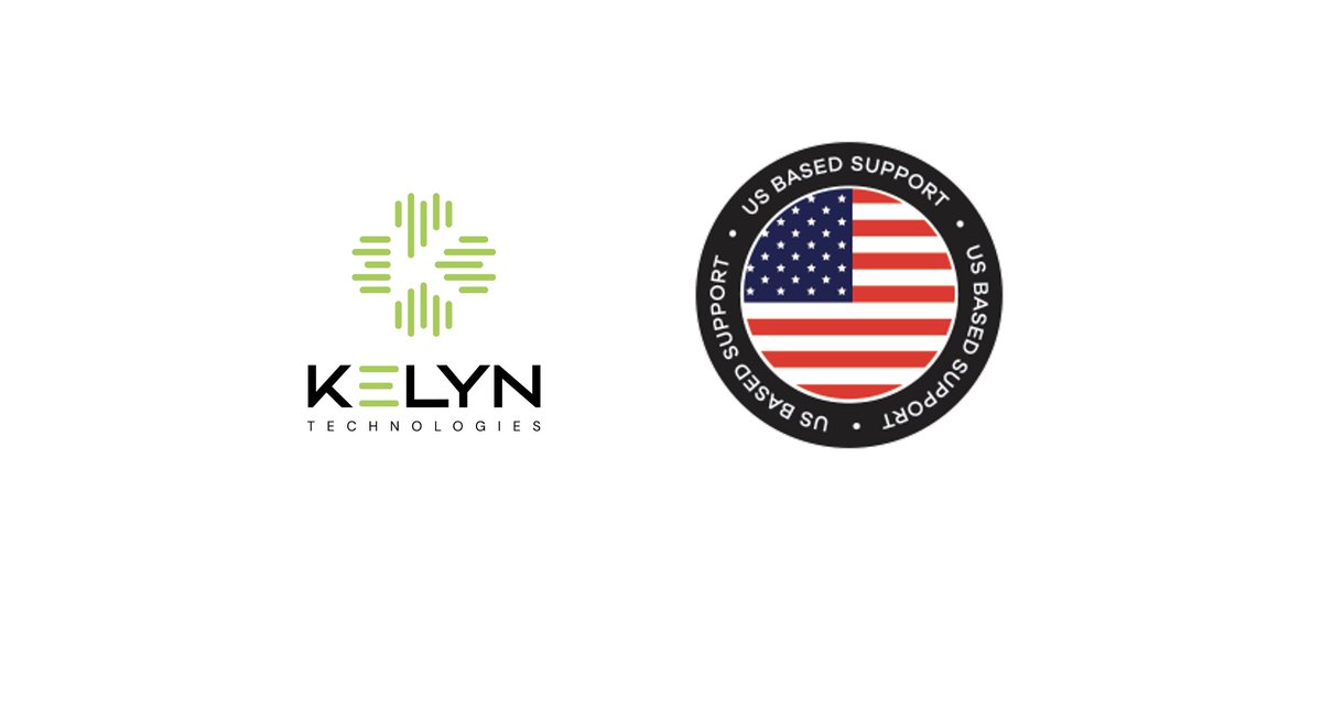 Confidence in your technical support team: KELYN guarantees 100% U.S.-based support. kelyntech.com