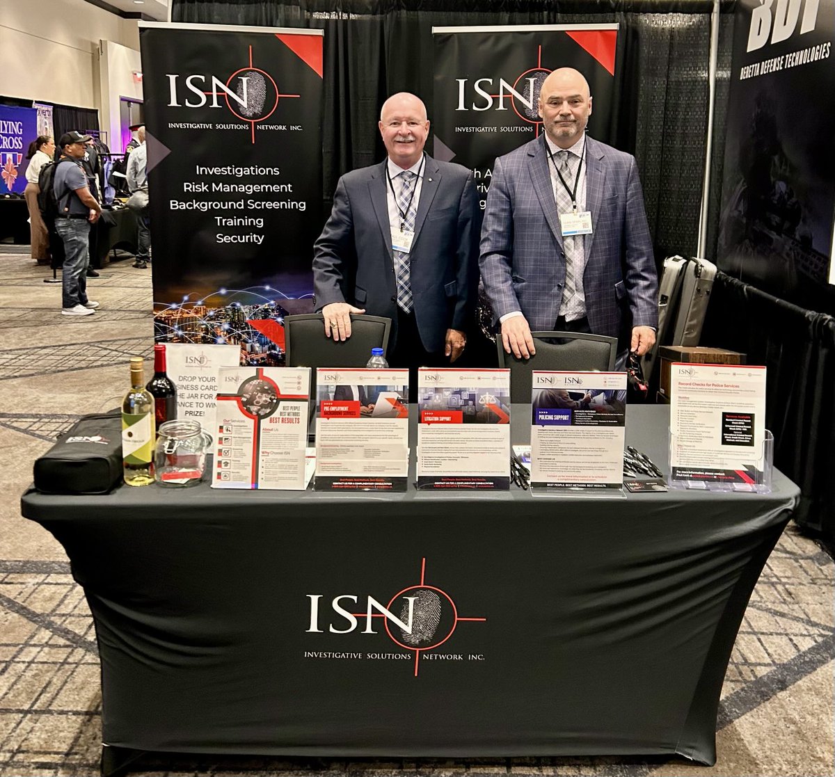 Pleased to join our CEO ⁦<a href="/ISN_Inc/">Investigative Solutions Network</a>⁩ Sean Sparling for ⁦<a href="/OACPOfficial/">OACPOfficial</a>⁩ Blue Line Expo in Mississauga #Partnerships