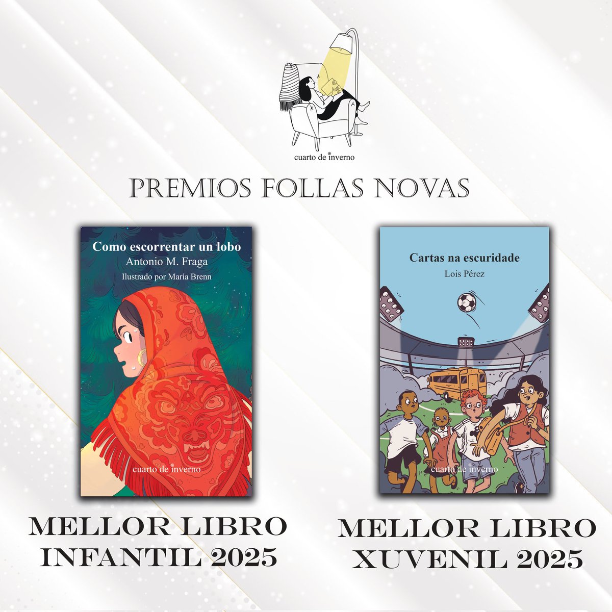 Moi contentas con estes dous Premio Follas Novas 💖
@AntonioMFraga_ <a href="/Loisperezdiaz/">Lois Pérez</a>