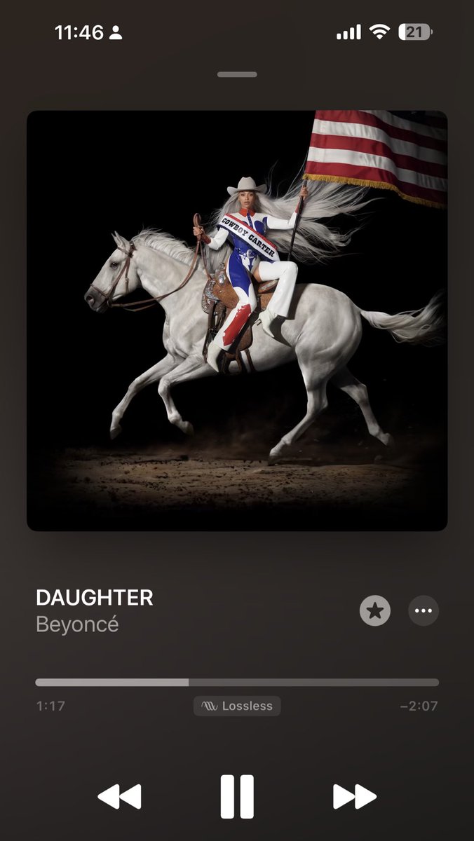 agora um mico: o cowboy carter não ter capa animada no apple music