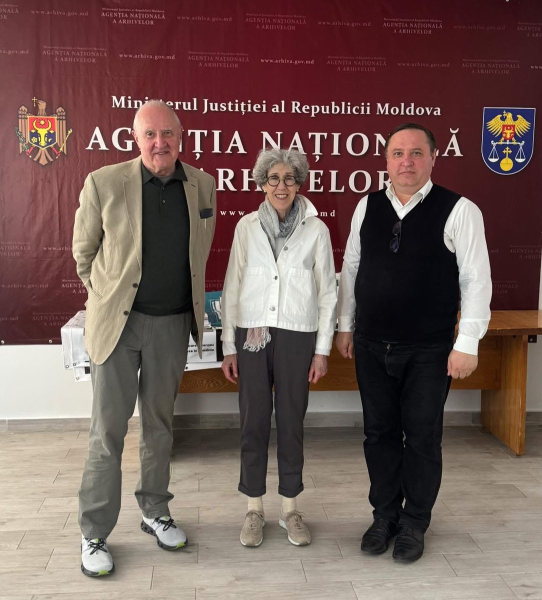 Today’s visit to the Agenția Națională a Arhivelor of our American guests, Laura Engelstein, Professor Emerita, Yale &amp; Princeton, and Michael Geyer, Professor Emeritus, University of Chicago. We have found some documents pertaining to Laura’s roots in Bessarabia.