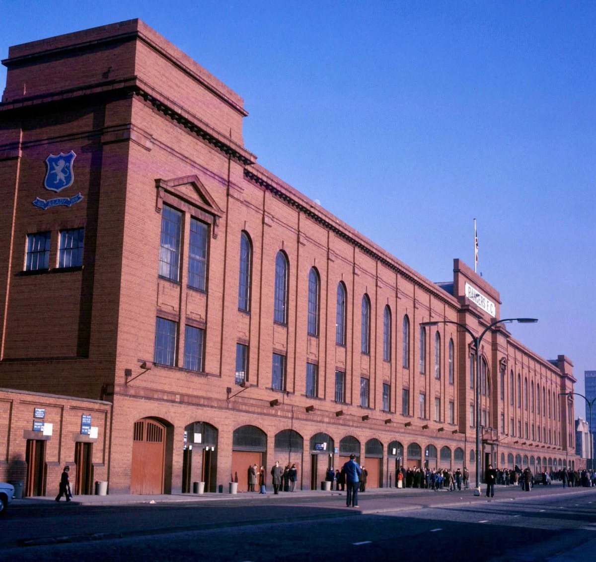 Ibrox Stadium.
Home to Rangers for 125 years.