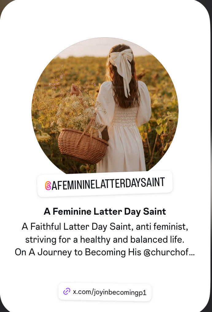 joyinbecomingp1's tweet image. I have an official instagram profile, so if you are on instagram.....come and lets be friends!!! This is where I will share the books I read, insights into doctrine and share personal experiences of faith and testimony.
instagram.com/afemininelatte…