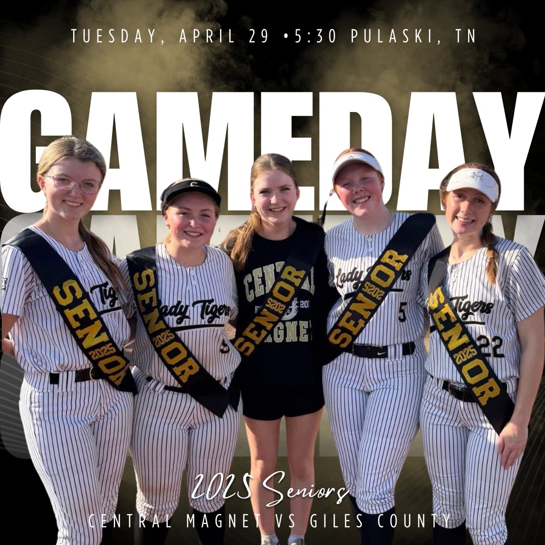 🚨🥎 Game Day 🥎🚨
🆚 Giles County
⏰ 5:30
🌥️ 83° 
🏟️ Pulaski, TN
📺gc.com