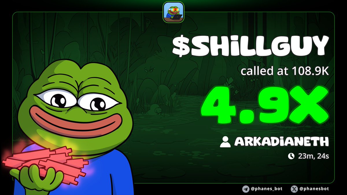 $SHILLGUY 
5s9sr4XER9VyQh4LRGLaEFHbGbaXpBtTtMVmuZHfbonk