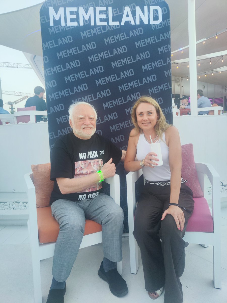 When your favourite meme is a real guy 😃 #okexparty