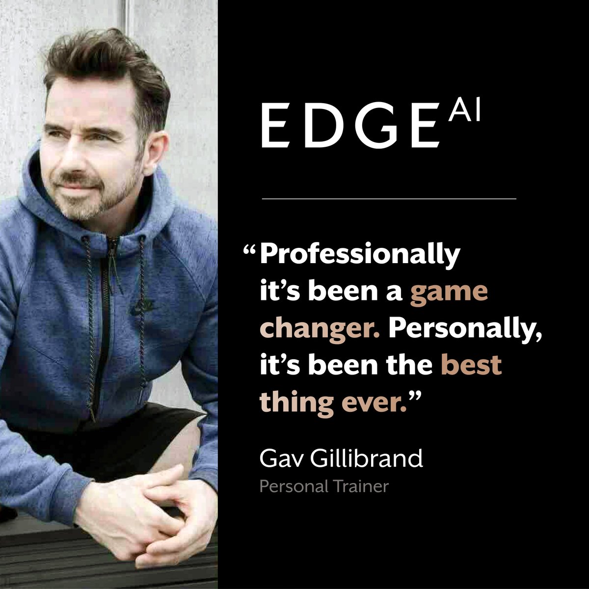 Starkey_UK's tweet photo. Patient feedback like this makes us incredibly proud of how our hearing aids are changing lives. Gav Gillibrand shares how Edge AI has been a game changer in his career and in his personal life too. Thanks for the great testimonial Gav!
#HearBetterLiveBetter #StarkeyEdgeAI https://t.co/N2YxcQye68