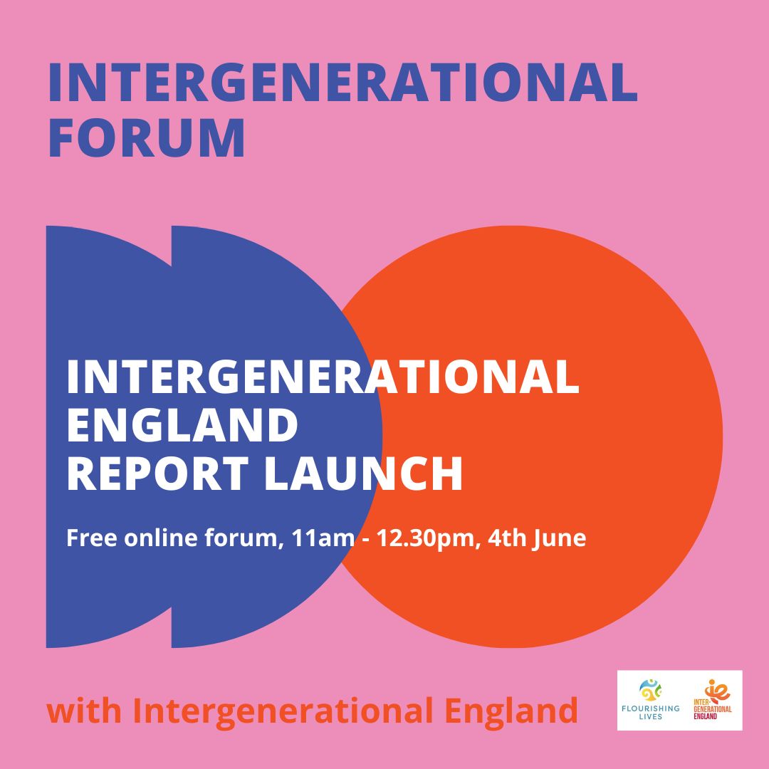 Flourishing Lives (@flourishlives) on Twitter photo Weds 4 June, 11am-12.30pm
Join us w/<a href="/IntergenEngland/">Intergenerational England</a>
hosting the next FREE online #intergenerational forum meeting: a great space for peer sharing & learning in intergenerational practice
Sign up now!
👇👇👇
shorturl.at/ekhGS Weds 4 June, 11am-12.30pm
Join us w/<a href="/IntergenEngland/">Intergenerational England</a>
hosting the next FREE online #intergenerational forum meeting: a great space for peer sharing & learning in intergenerational practice
Sign up now!
👇👇👇
shorturl.at/ekhGS