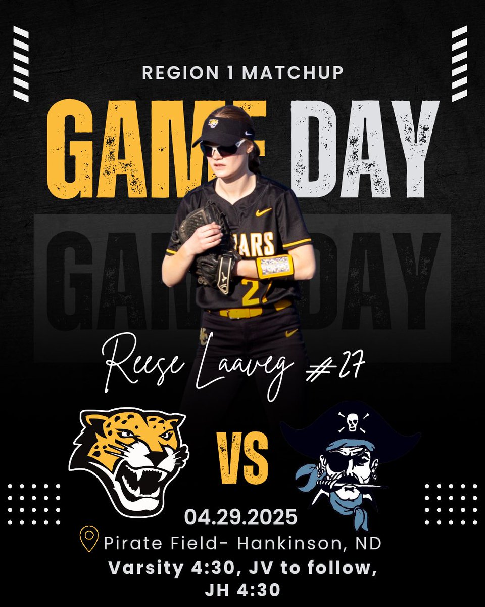 Game day against the Pirates!
📍Hankinson
🕦 4:30 pm
JV to follow