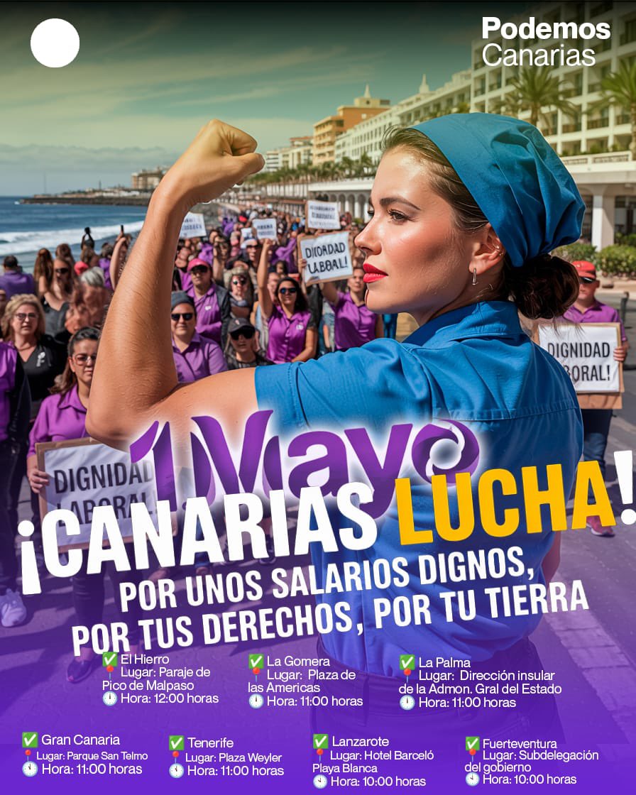 El primero de mayo, nos vemos todas en las calles ✊🏼🚩✊🏼🚩