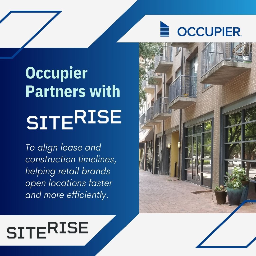 occupierhq's tweet image. Retail expansion moves fast—your lease and construction timelines should too. 🏗️📅
Occupier is teaming up with SiteRise to help retail brands open new locations on time and on budget.
🔗 hubs.ly/Q03kfWyD0
#Retail #RetailRealEstate #LeaseManagement #RetailExpansion