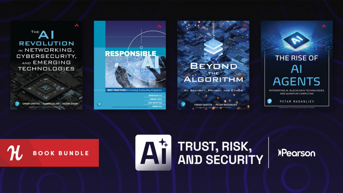Guardrails for generative AI start here. Humble Bundle × Pearson brings Zero Trust, MLOps &amp; threat-modeling guides—priced your way. 

Offer ends soon → humblebundle.com/books/ai-trust…

 #CyberSec #AIGovernance