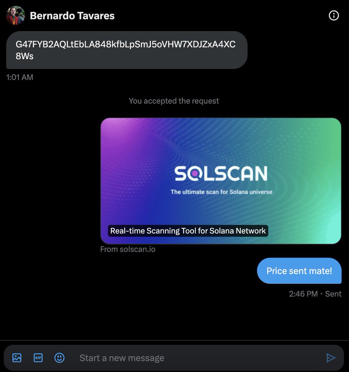 Sending $SOL to a follower

Drop your $SOL address

Must Rt + like this