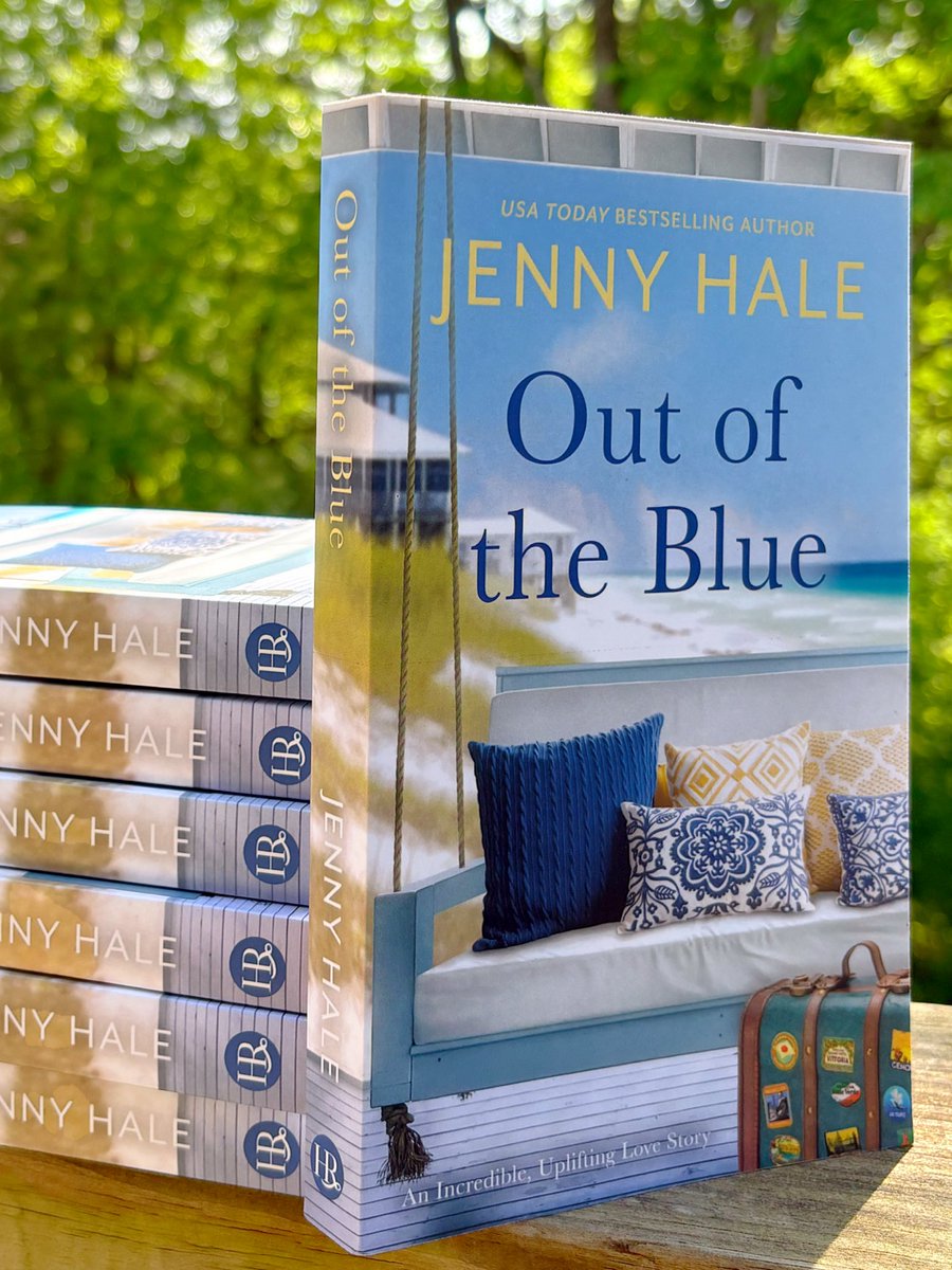 jhaleauthor's tweet image. It’s publication day for my summer novel Out of the Blue! Spending the day in the sunshine to celebrate! ☀️💐
Get it! geni.us/OOTB_A