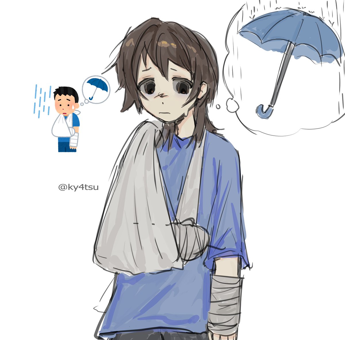 ky4tsu's tweet photo. idk #irasutoya https://t.co/6IteH0XAs2