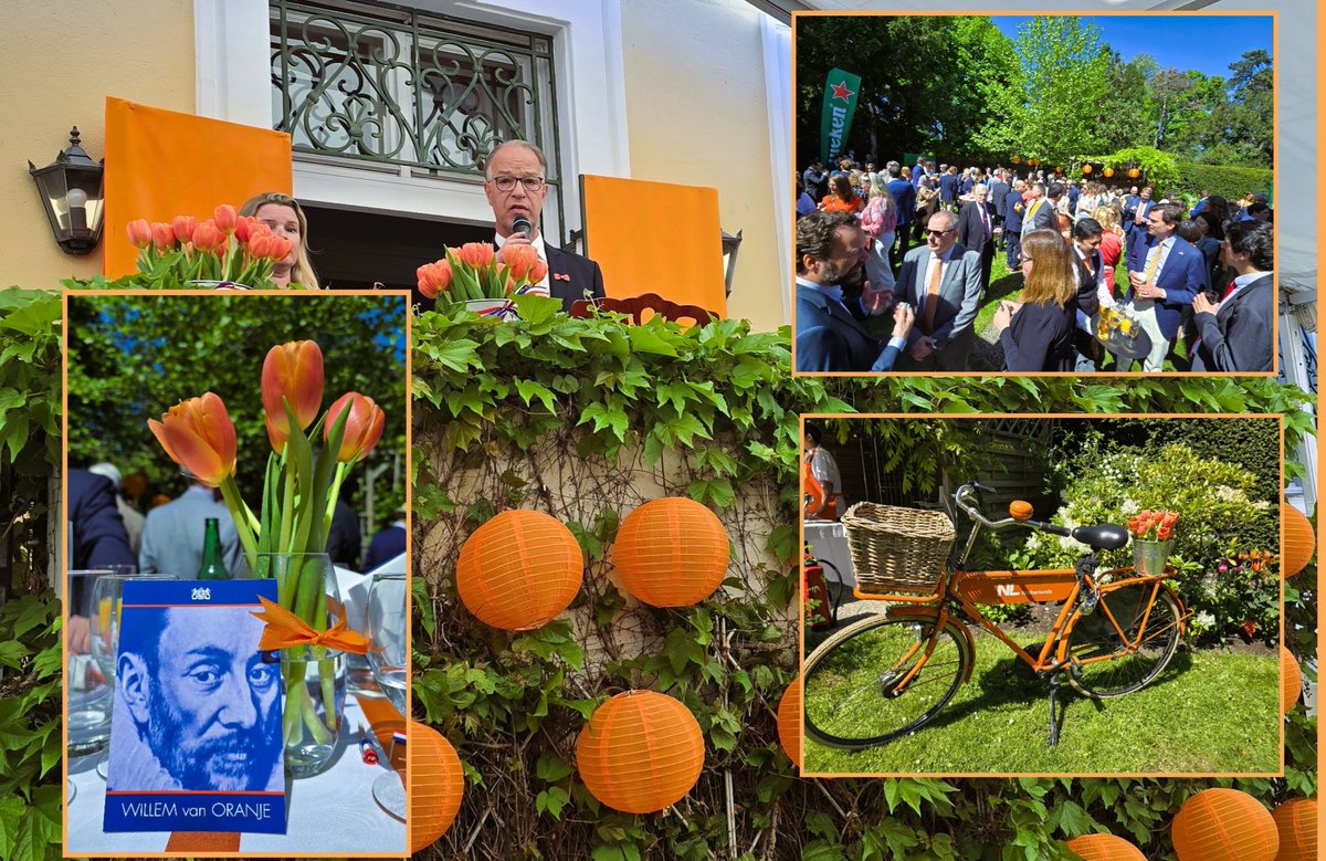 KING´S DAY 🇳🇱
Umweltfreundlicher Empfang zum Königstag Seiner Majestät König Willem Alexander (VIDEO)
🔗➡️ diplomacyandcommerce.at/kings-day-umwe…
<a href="/peterpotman/">Peter Potman, Vienna</a>