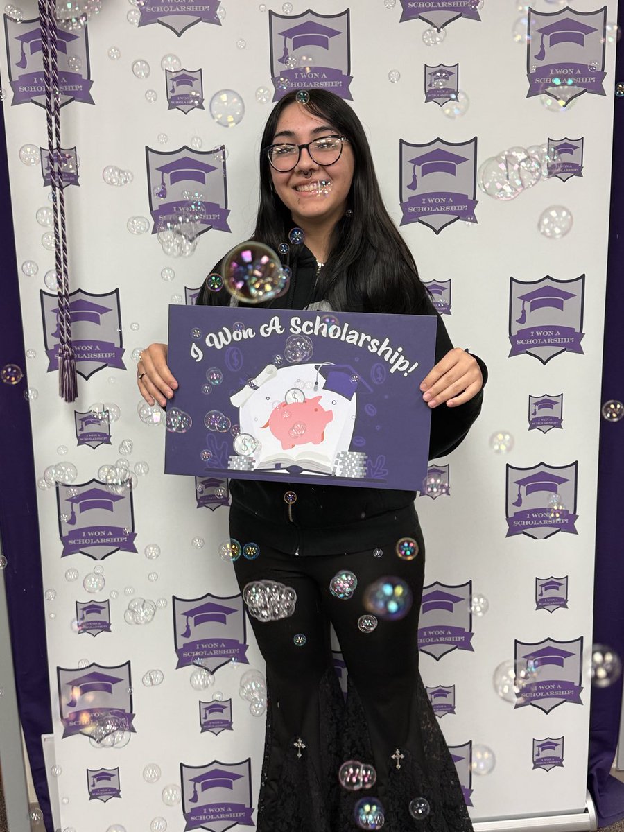 ⁦<a href="/ChieftainNation/">Bellevue East</a>⁩ is so proud of Angelina winning a Metro scholarship!