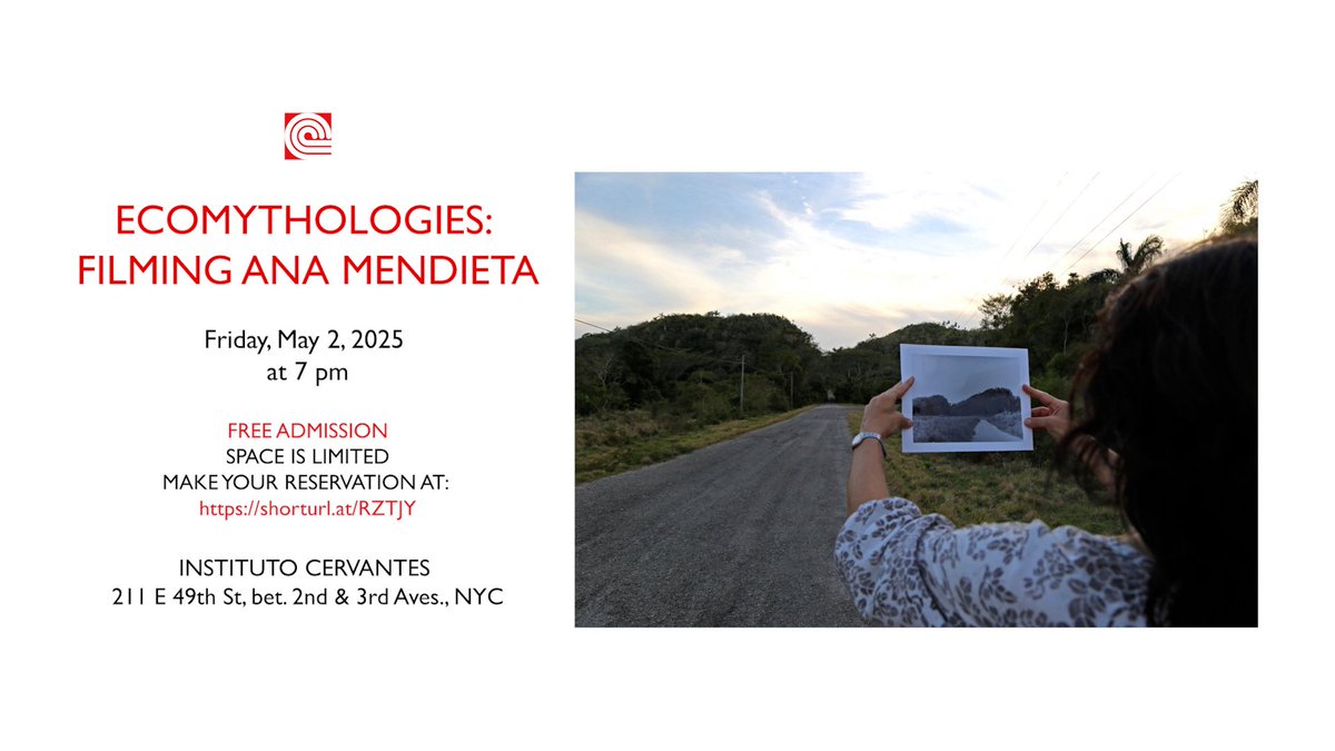 An evening of art and film exploring key aspects of the artistic trajectory of Ana Mendieta (1948–1985). For more detail visit our web: 
cubanculturalcenter.org/events/2025/03…
